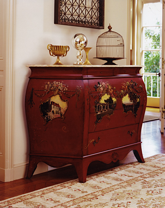 Bombé-style Commode