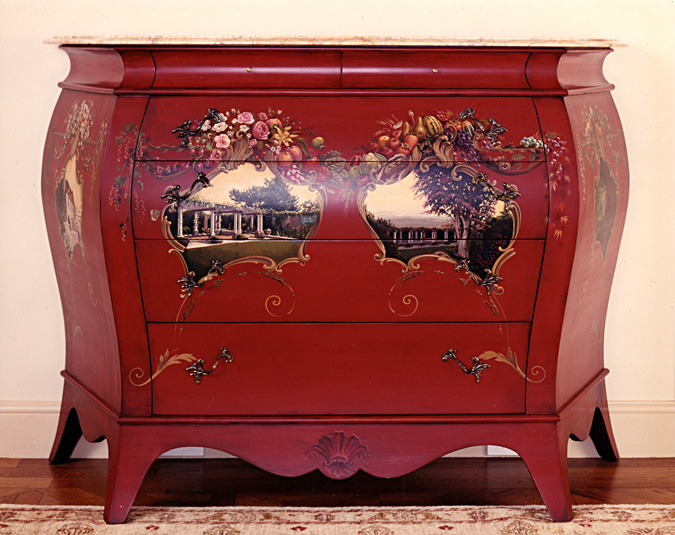 Bombé-style Commode