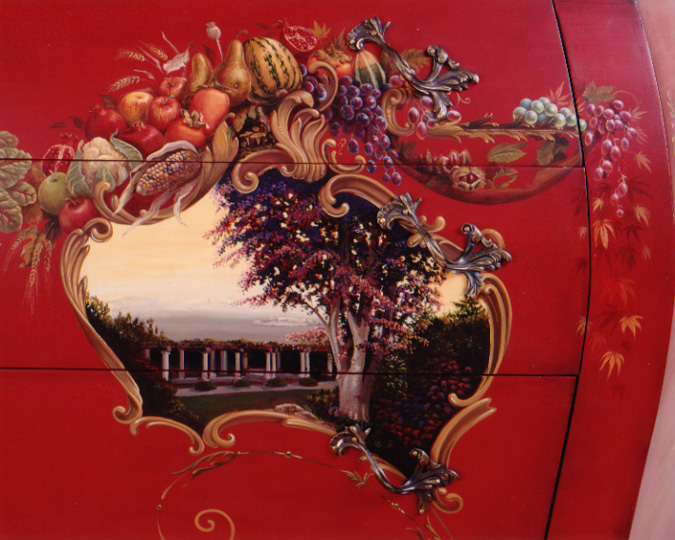 Bombé-style Commode