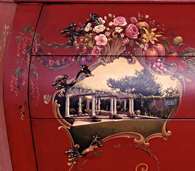 Bombé-style Commode