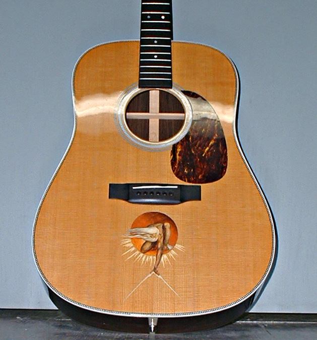 William Blake "Ancient of Days" Guitar