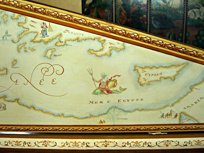 Adrian Card—Decorative Painting—Gallery—Harpsichords—Mediterranean