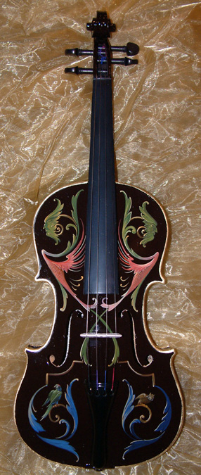 Violin with Grotesques