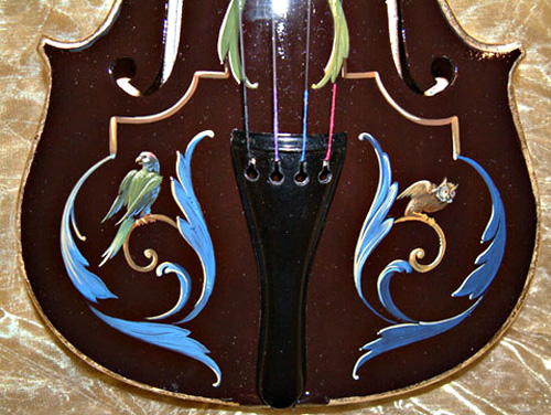 Violin with Grotesques